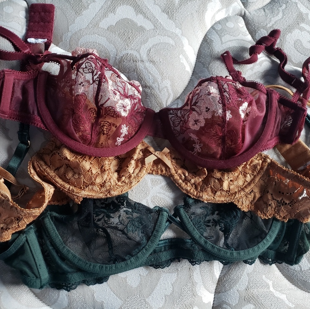 Sheer sexy bras